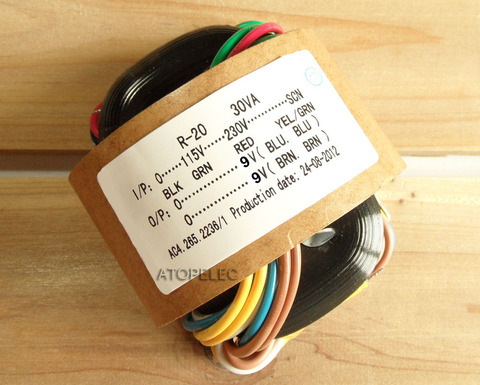 115V 230V 30W R-Core Transformer 9V+9V for Audio Amplifier Preamps AMP DAC R Core ► Photo 1/1