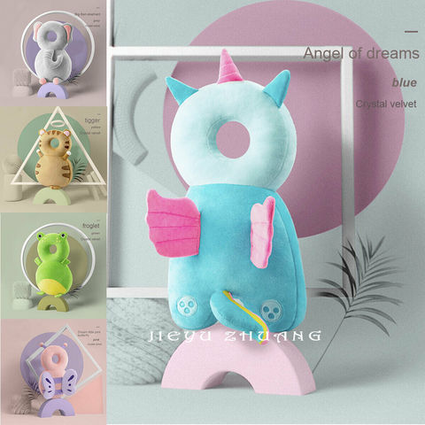 2022 Newborn Toddler Baby Head Protector Safety Pad Cushion Back Prevent Injured Unicorn Bee Cartoon Security Pillows 1-3Y ► Photo 1/6