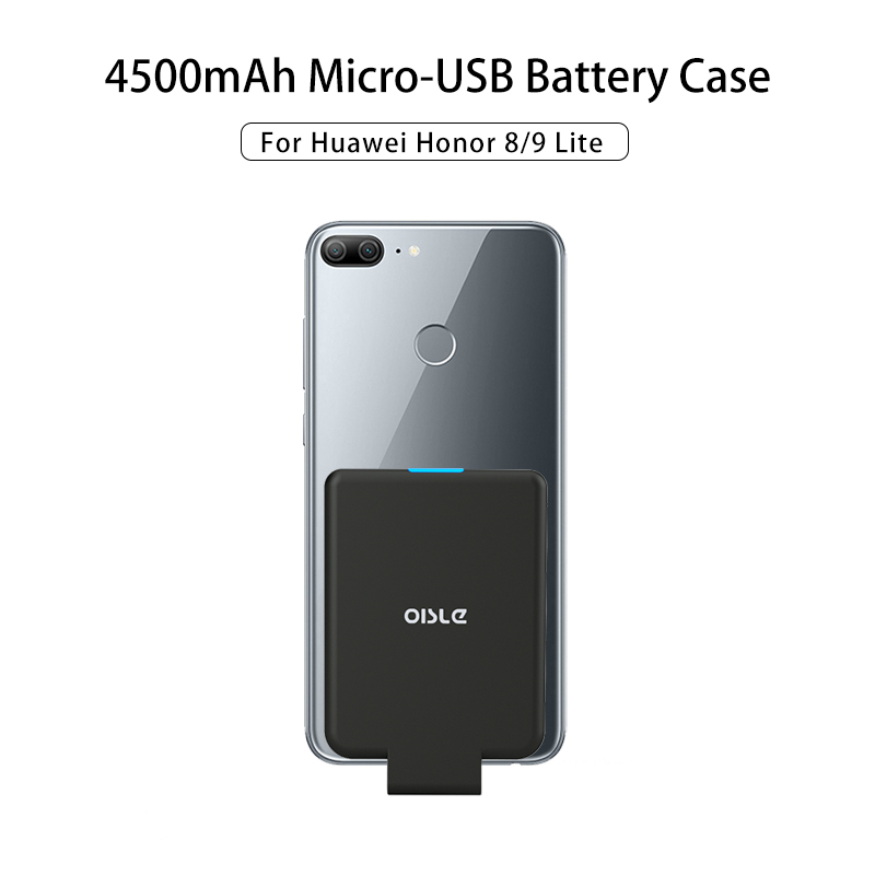 4500mAh Smart Bank For Honor 8 9 Lite 7A Pro 8X Huawei P9 Lite Micro USB Slim External Battery Pack Battery Charger Case - Price history & Review AliExpress Seller -