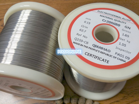1PCS/10meters   YT2173 Nichrome wire  Diameter 0.5MM-1.2MM Cr20Ni80 Heating wire Resistance wire Alloy heating yarn   Mentos ► Photo 1/3