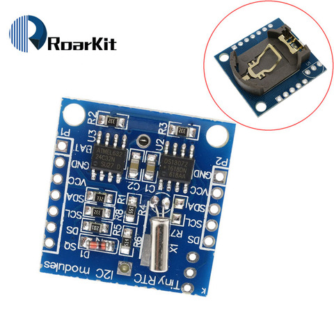 1PCS The Tiny RTC I2C modules 24C32 memory DS1307 clock RTC module for arduino (without battery) ► Photo 1/6
