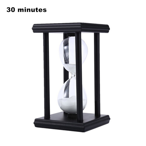 15/30 Minute Sand Hourglass Countdown Timing 14.5*8*8cm Modern Wooden Sandglass Sand Clock Timer Home Decoration reloj de arena ► Photo 1/6