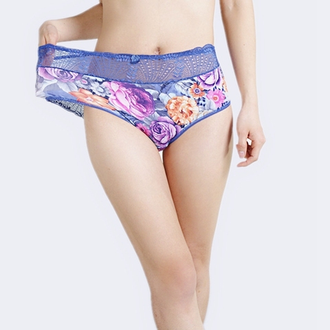 Women's Briefs Sexy Lingerie Fashion Beautiful Lace Flower hollow Plus Size 6XL Big size underwear women panties ► Photo 1/6