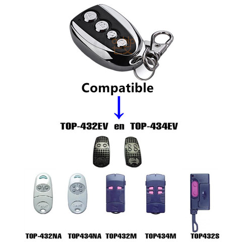 433.92 Mhz Remote Control Duplicator Copy CAME TOP 432na 432ev 432M 432ee 434na Cloning For Universal Garage Door Gate Key Fob ► Photo 1/6