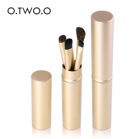 O.TWO.O 5pcs Makeup Brushes Set Powder Blush Foundation Eyeshadow Eyeliner Lip Cosmetic Brush Kit Beauty Tools With Gold Tube ► Photo 1/5