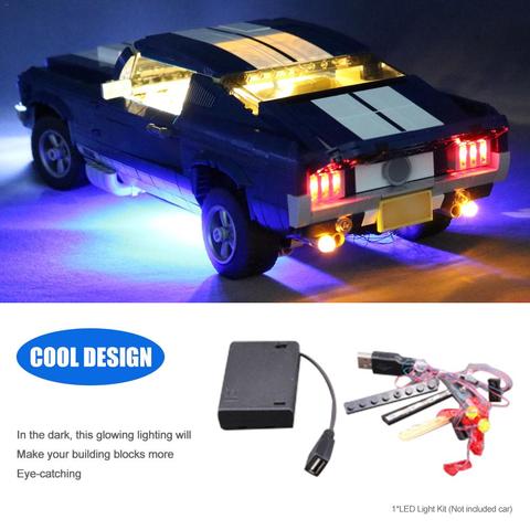LED Light Kit for LEGO 10265 Ford Mustang Lighting Bricks Light My Bricks ► Photo 1/6