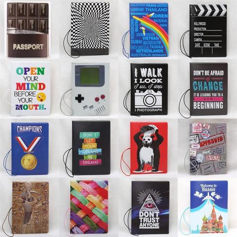 2022 New arrival New pattern Passport Covers Fashion style PU Leather Credit Card holder Passport Wallets Passport holder 14*10 ► Photo 1/6