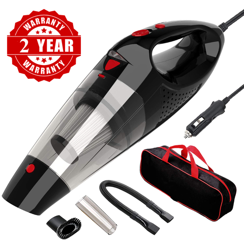 Strong Power Car Vacuum Cleaner DC 12 Volt Wet/Dry Auto Vacuum Cleaner With storage bag and Led light ► Photo 1/6