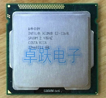 Intel Original Xeon CPU Processor E3 1260L 2.4GHz L3 8M Quad-Core TDP 45W CPU For HP GEN8 E3-1260L  ► Photo 1/1