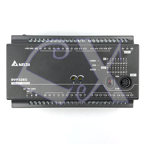 Original Delta PLC controller DVP32EC00R3 PLC EC3 series 100-240VAC 16DI 16DO Relay output ► Photo 1/6