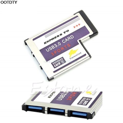 54mm Express Card 3 Port USB 3.0 Adapter Expresscard for Laptop FL1100 Chip ► Photo 1/6
