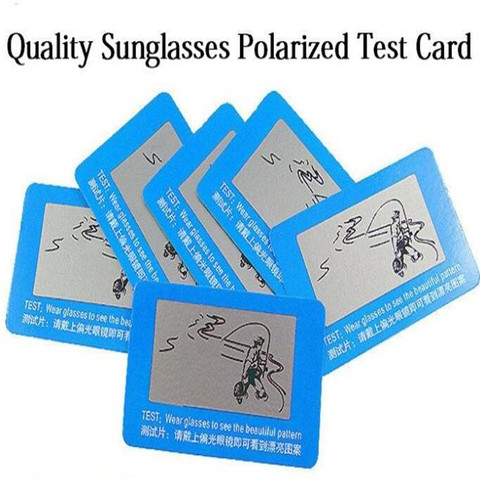 Hot 3 Pc Free Wear Glasses to check Polarized test card help you to check you Sunglasses Polarized or not CC2522 ► Photo 1/3