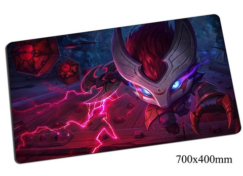 best Kennen mouse pad 70x40cm gaming mousepad gear lol gamer mouse mat pad game computer Heart of the Tempest mouse play mats ► Photo 1/4