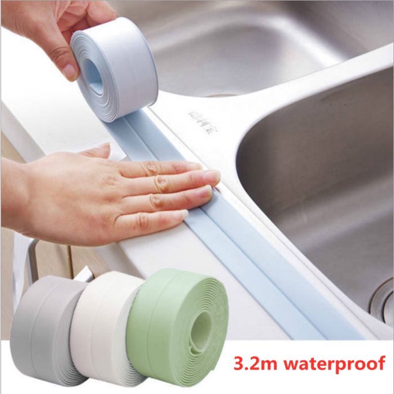 Waterproof Self Adhesive Anti-moisture Bathroom Wall Sticker Home Decor Tape New 