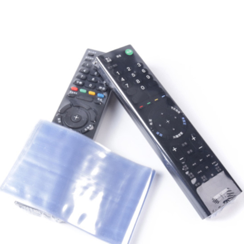 10Pcs Clear Shrink Film TV Remote Control Case Cover Air Condition Remote Control Protective Anti-dust Bag Cover Accessories ► Photo 1/6