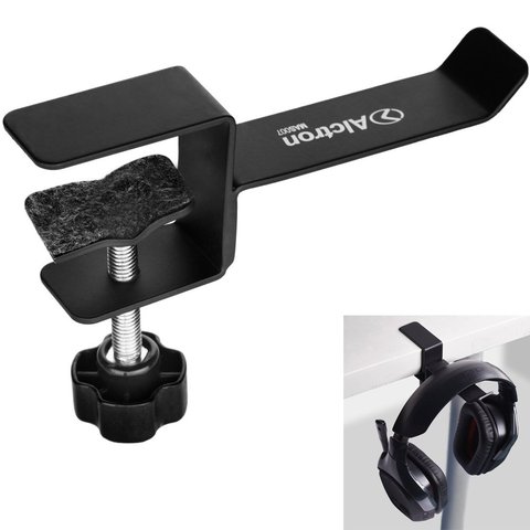 Headphone Headset Holder, 6amLifestyle Universal Metal Headphone Holder Hanger Clip with Adjustable Clamp for Computer Desk ► Photo 1/1