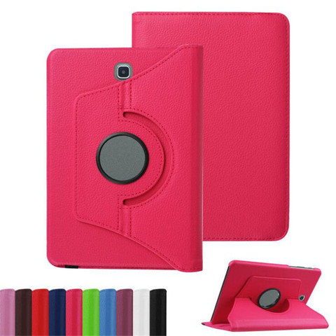 For Samsung Galaxy Tab S2 8.0 inch T710 T713 T715 T719 SM-T710 Tablet Case 360 Rotating Bracket Fold Stand Flip Leather Cover ► Photo 1/6