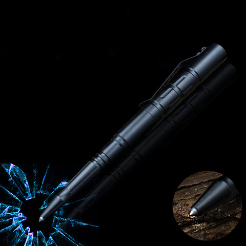 1PCS GENKKY Metal Ballpoint Pen Tactical pens tungsten steel unisex metal multifunctional ballpoint window tool pen ► Photo 1/6