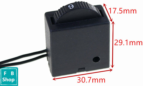1pcs Electric Power Tool Plastic Speed Controller Switch FA-8/1FE 5E4 6 Positions Color Randomly ► Photo 1/4