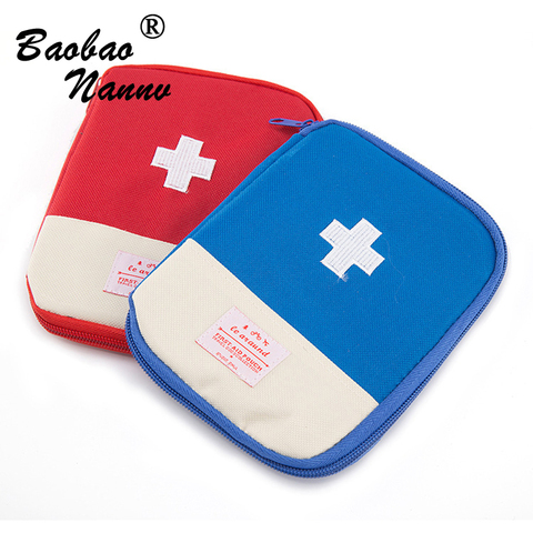 Portable Travel Pill Pouch Mini Empty First Aid Kit Home Neceser Medicine Bag Emergency Kit Bags Survival Travel Drugs Box Case ► Photo 1/6