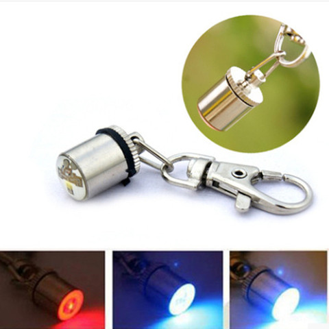 1Pcs Fashion Cute Keychain Style Safety Flashing LED Light Pet Dog Collar Signal lamp Pendant Charms Pets Cat Dog Accessories ► Photo 1/6