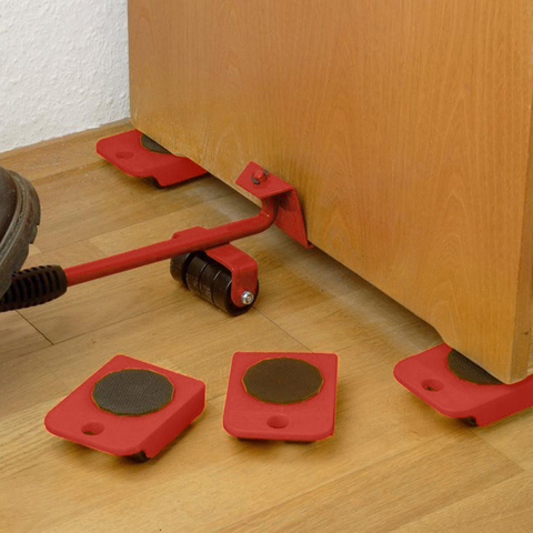 Set of 5 Furniture Lifter Tools furniture rollers