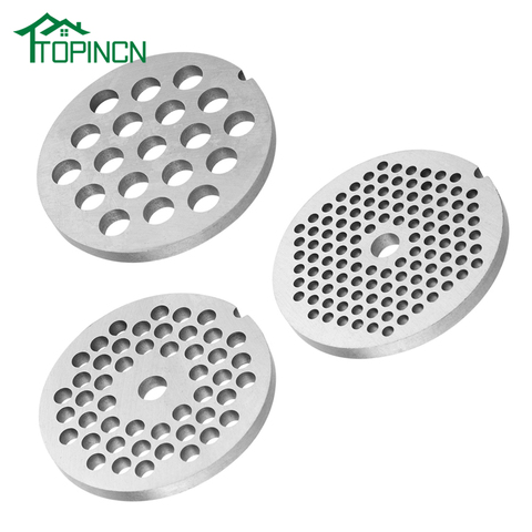 TOPINCN 3mm 5mm 7mm Hole Meat Grinder Crusher Mincer Plate Disc Knife Kitchen Meat Tools ► Photo 1/6