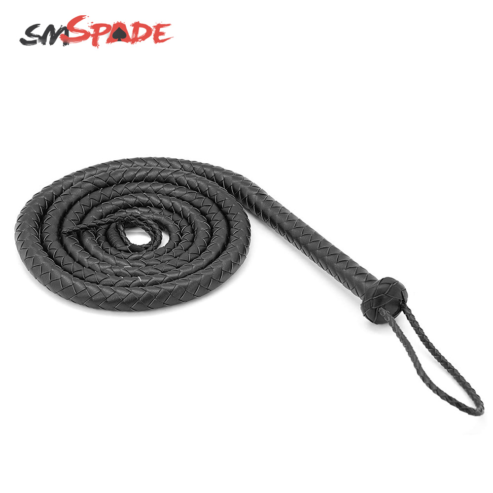 200cm Long Faux Leather handmade Bullwhip Heavy Duty Riding Whip Black adult sex product flirting sex toys - Price history & Review | AliExpress Seller - SMspade Shop Store | Alitools.io 200cm Long Faux Leather handmade Bullwhip Heavy Duty Riding Whip Black adult sex product flirting sex toys - Price history & Review | AliExpress Seller - SMspade Shop Store | Alitools.io