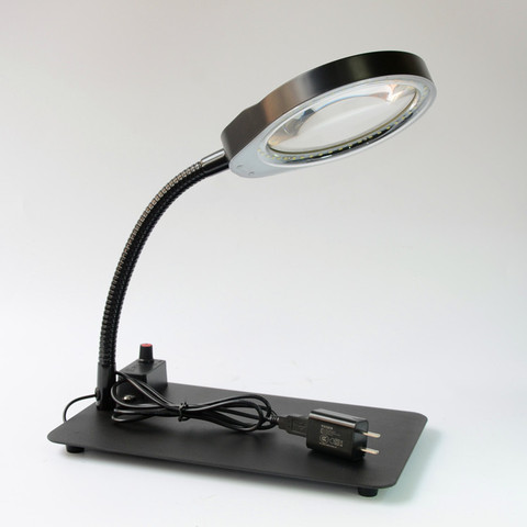 5x 8x 10x Magnifier LED Desk Light Daylight Magnifying Glass Table Lamp 48 LED Multi-function Desktop Magnifying Lamp Wholesales ► Photo 1/1
