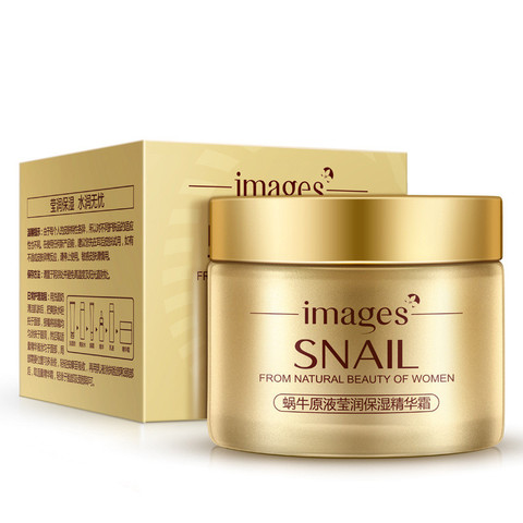 IMAGES Face Care Essence Nutrition Snail Cream Moisturizing Anti-Aging Anti Wrinkle Day Snail Face Cream ► Photo 1/5