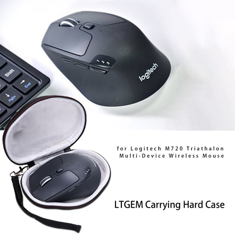 LTGEM EVA Hard Case for Logitech M720 Triathalon Multi-Device Wireless Mouse - Travel Protective Carrying Bag ► Photo 1/5