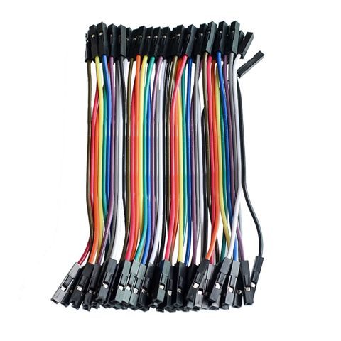 40pcs/lot 10cm 2.54mm 1pin Female to Female Male to Female Male to Male jumper wire Dupont cable ► Photo 1/1