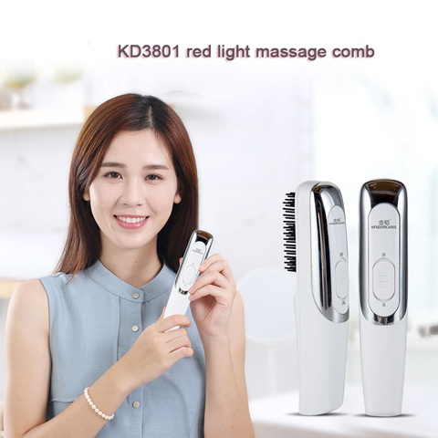 Hair care Red light laser hair growth Comb Hair brushes grow Anti hair Loss Therapy regrowth device machine infrared massager ► Photo 1/6