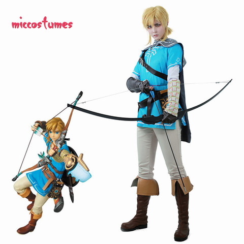 Link Cosplay Costume Male Outfit Cloak The Legend of Zelda: Breath of the Wild ► Photo 1/6