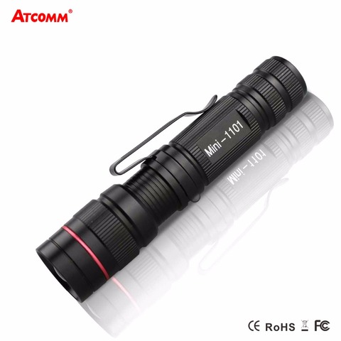800 Lumen Mini LED Flashlight IP65 Waterproof Q5 Portable Tactical LED Diode Torch Outdoor Emergency Lighting AA Battery ► Photo 1/6