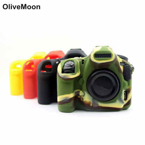 OliveMoon Silicone Camera Case Cover For Nikon D5100 D5200 D7000 D600 D610 D750 D7200 D850 D3100 D3200 D90 D5500 D5600 D810 ► Photo 1/6