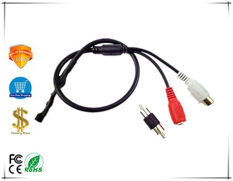 Free shipping Mini CCTV Microphone for Security Camera Audio Surveillance Wide Range ► Photo 1/6