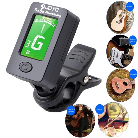 Guitar Tuner 360 degree Rotational Electronic Digital Tuner Clip-on Tuner Acoustic and Electric Guitar Bass Violin Ukulele ► Photo 1/6
