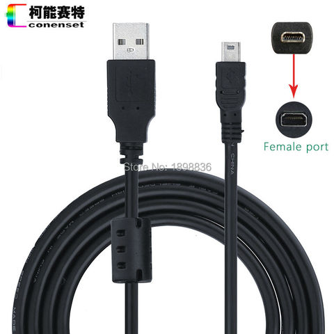 8-pin UC-E6 UC-E16 UC-E17 USB Sync Cable for NIKON D5100 D5200 D5000 D5500 D7100 D7200 Df D3200 1 V1 1V1 SLR camera USB cable ► Photo 1/4