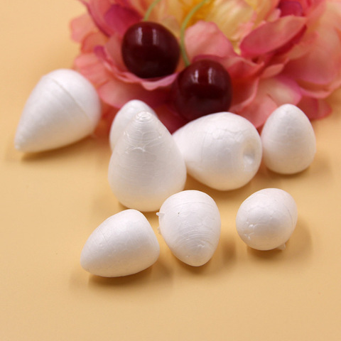 20PCS DIY White Drop Flower Stamen Modelling Polystyrene Styrofoam Foam Craft Ball For Christmas Party Decoration Gifts Supplies ► Photo 1/6
