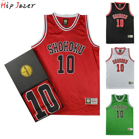 HipJazer Slam  Cosplay  Shohoku Sakuragi 10# Hanamichi  11#Rukawa Kaede Basketball Jersey Sport  Basketball hiphop jerseys ► Photo 1/6