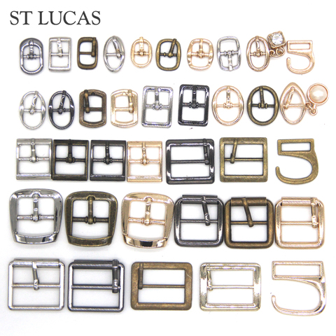 8 sets metal buckle with 9 hooks for Mending shoes bag Belt Buckles decoration DIY shoes Accessories Sewing ► Photo 1/6