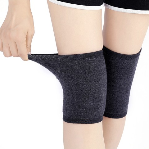 Wool Light Weight Knee Sleeve Solid Winter Coldproof Warm Knees Wool Knitted High Kneecap Knee Protectors Leg Warmers All Season ► Photo 1/6