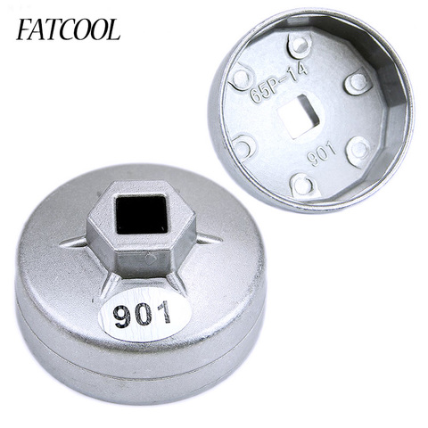 FATCOOL 2017 New 1/2 Square Drive 65mm 14 Flutes End Cap Oil Filter Wrench Auto Tool For Toyota ► Photo 1/5