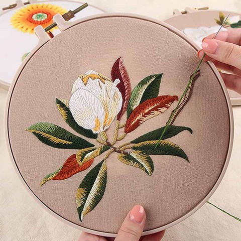 Needlework Hand Kit Art Craft Embroidery Hoops Cross Stitch Sewing Tools