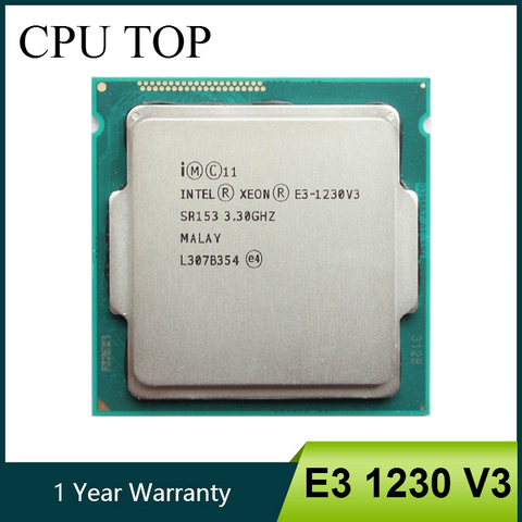 Intel Xeon E3 1230 V3 3.3GHz Quad-Core LGA1150 Desktop CPU Processor ► Photo 1/2