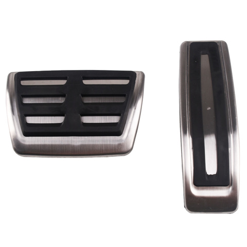 Stainless steel Car Pedal Pads Cover AT case For Audi Q7 SQ7 Porsche Cayenne For VW Touareg ► Photo 1/5