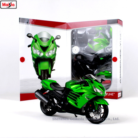 Maisto 1:12 Kawasaki ZX-14 assembled alloy motorcycle model motorcycle model assembled DIY toy tools ► Photo 1/1