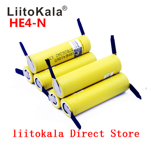 1-10PCS NEW LiitoKala 18650 2500mah 20A 18650 li-ion rechargeable battery power safe battery +nickel ► Photo 1/6
