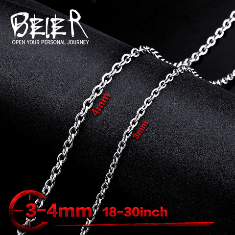 Wholesale Man's Fashion Jewelry Price Stainless Steel O Style Chain Choker Necklace BN1027 ► Photo 1/5